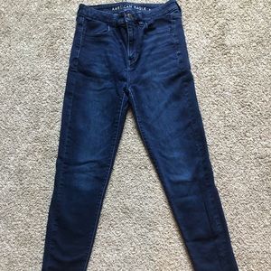 American Eagle jegging dark wash jean